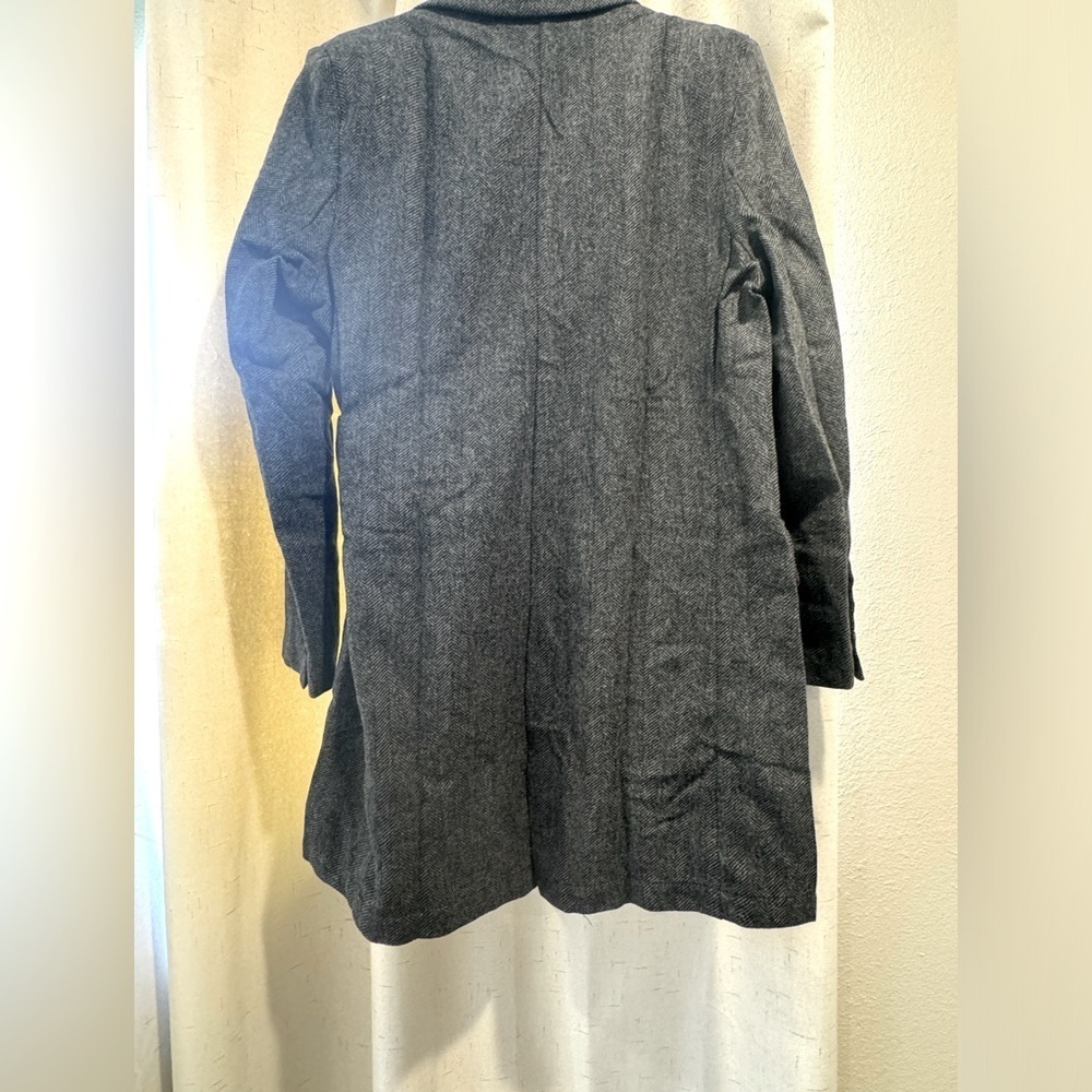 Thakoon herringbone wrap tie coat. Size M. Made in Italy - Picture 3 of 6